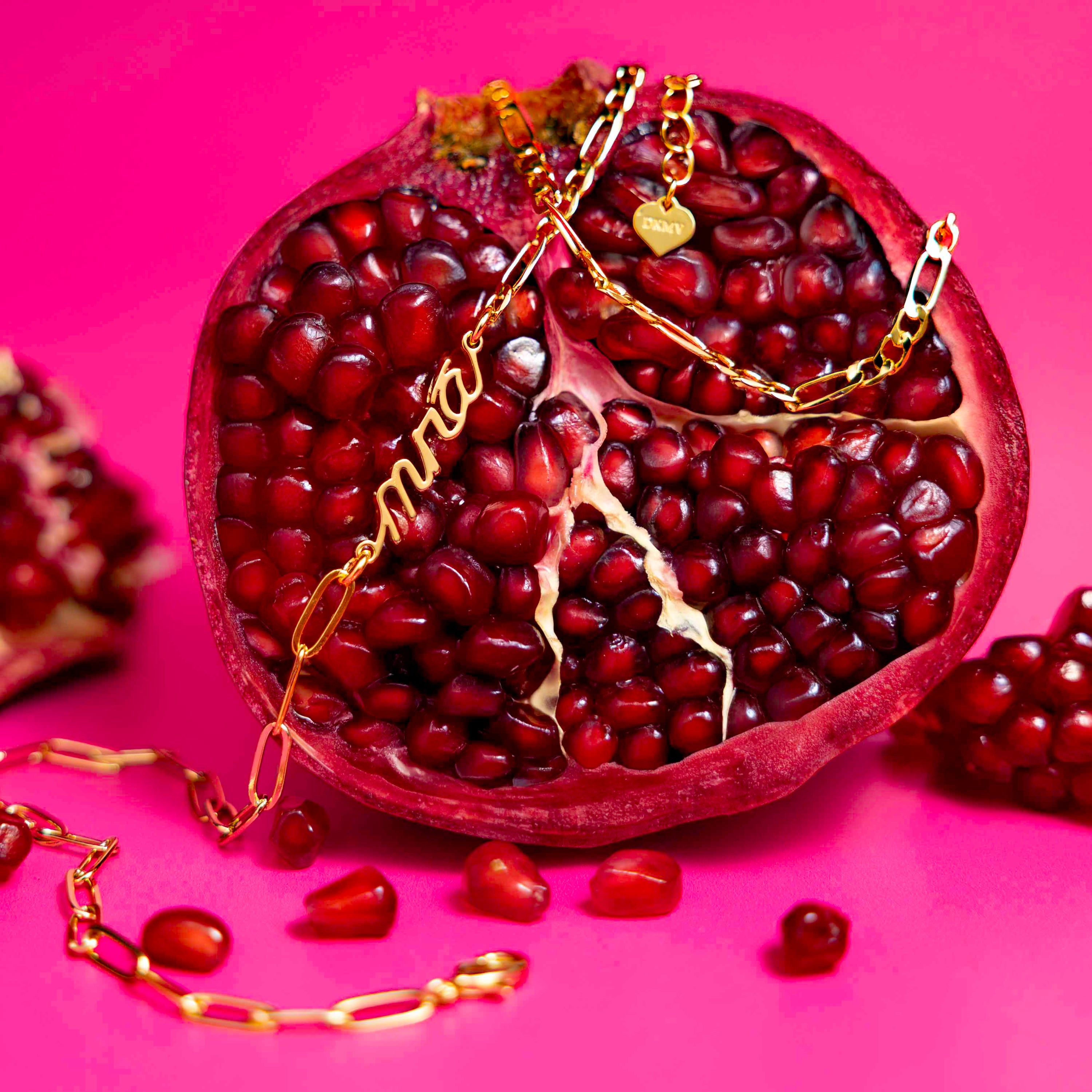 MNÁ POWER Necklace - Figaro & Paperclip Chain
