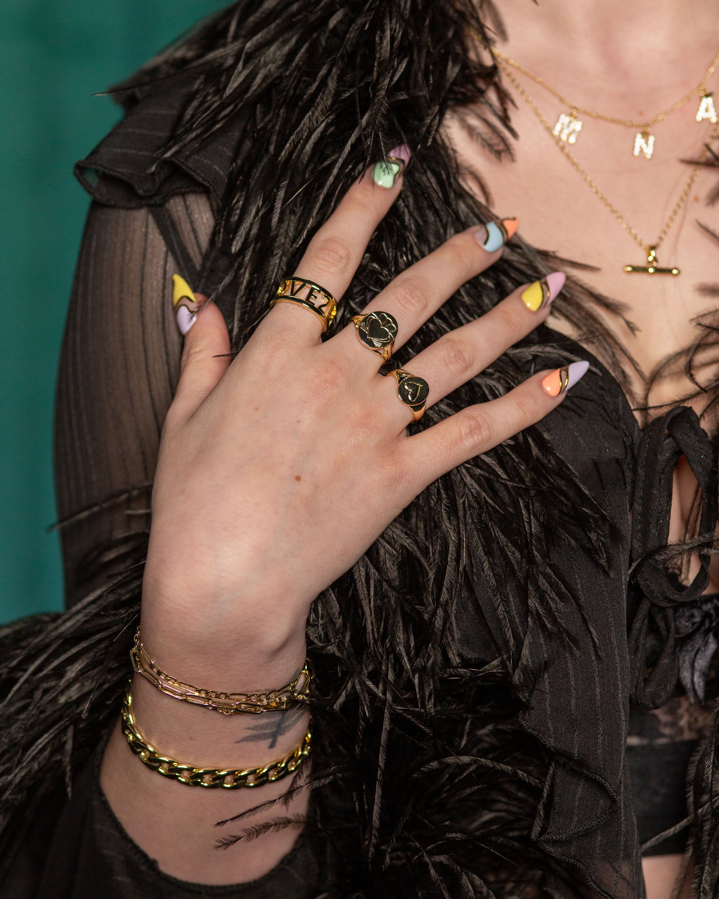 MNÁ Irish Letters Necklace