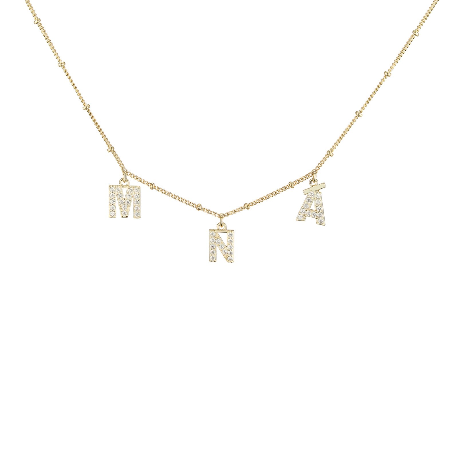 Gold Mná Necklace