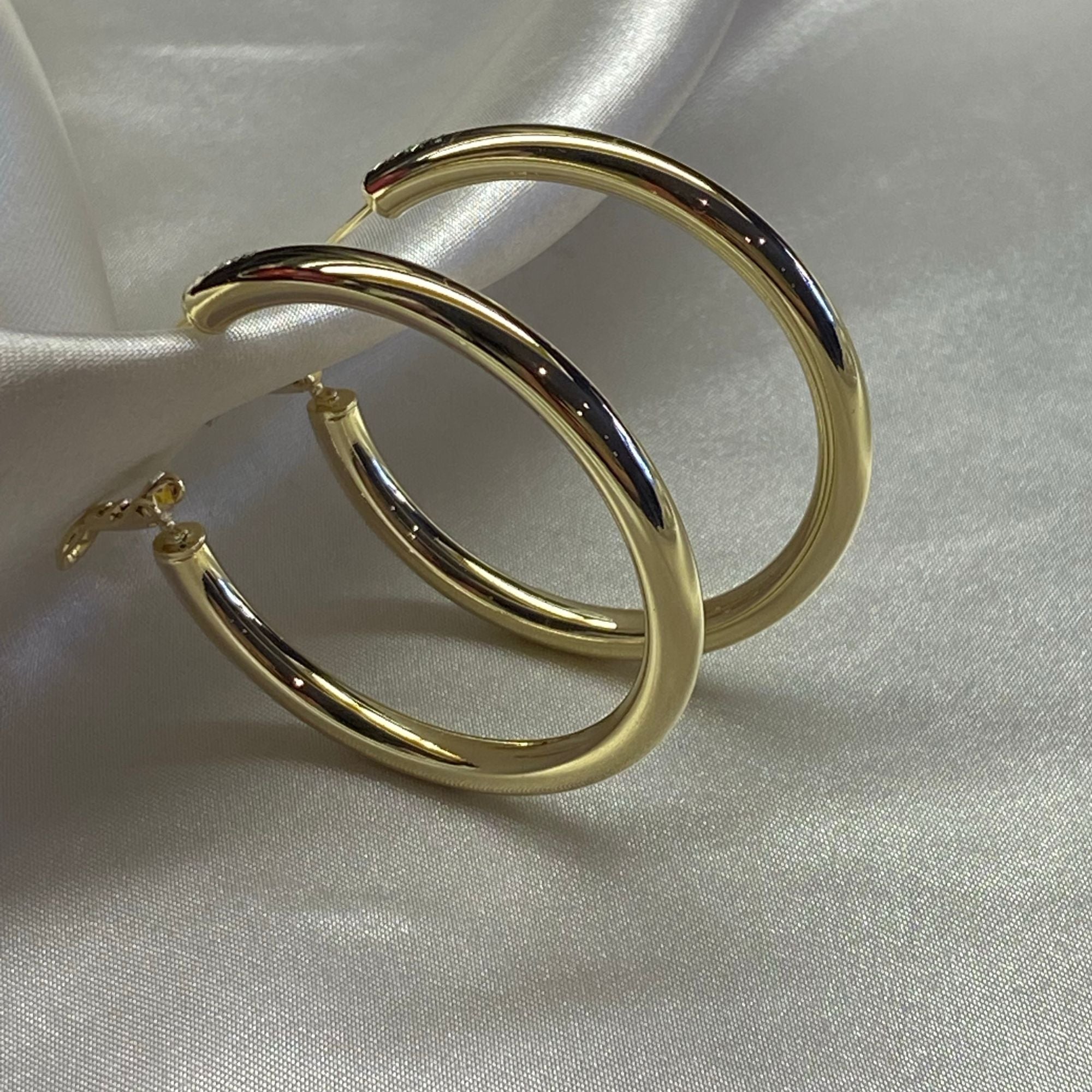 Gold Not Yer Average 2.0 Hoop Earrings