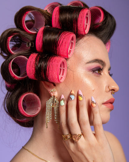OUT OUT Sparkling Drop &amp; Hoop Earrings